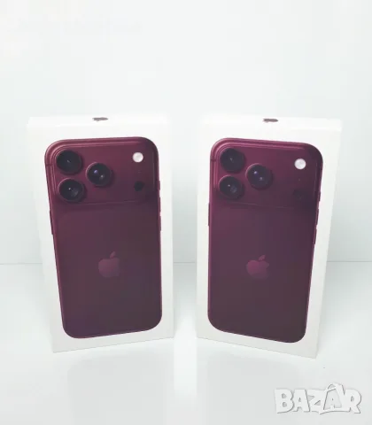 НОВ•iPhone 18 Pro 256GB Burgundy E-Sim, снимка 2 - Apple iPhone - 56154103