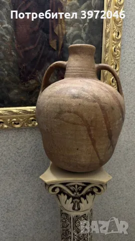 Керамичен съд ,, Кантарос " Сарагоса Испания 1850 -1890 , снимка 4 - Колекции - 50353614