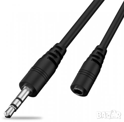 HIFI AUX Смартфон Слушалки Удължаващ Аудио Кабел 3.5мм Стерео Жак Женско към Мъжко Удължителен 3/5М., снимка 2 - Аудиосистеми - 37796179