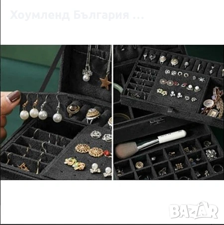 Органайзер тип кадифена кутия за бижута, снимка 8 - Други - 54312812