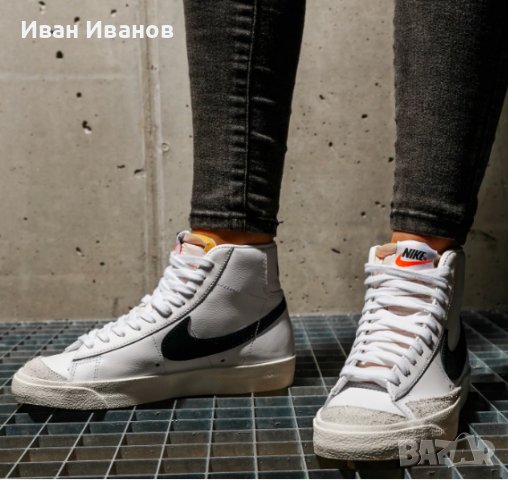 оригинални кецове .маратонки Nike  Blazer Mid ’77  номер 41, снимка 3 - Кецове - 42853385