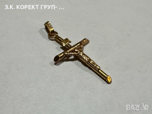 Златен кръст 14к, 0,97гр