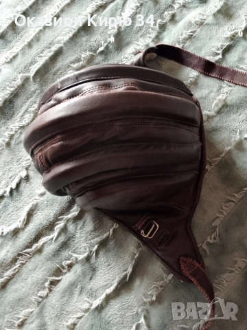 Кожено парашутистко боне Тройка кебапчета, снимка 6 - Шапки - 54230152