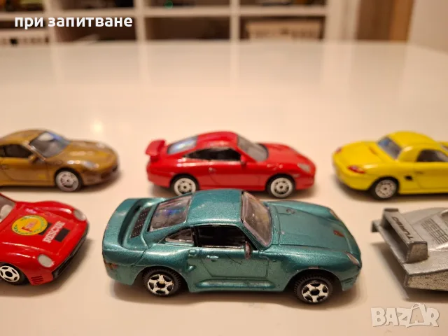 Метални Porsche, 1/ 58- 1/64, 6 броя., снимка 7 - Колекции - 46412143