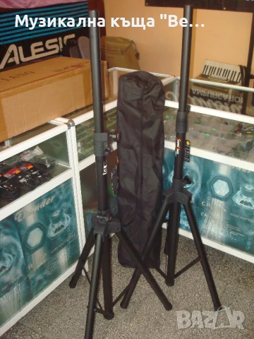 Стойки за тонколони Bespeco SH80NP /комплект с калъф/, снимка 5 - Други - 50710847