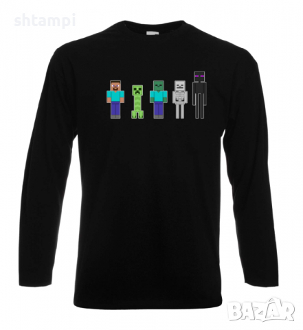 Мъжка тениска майнкрафт Minecraft 7,Minecraft,Игра,Забавление,подарък,Изненада,Рожден Ден., снимка 17 - Тениски - 36496334