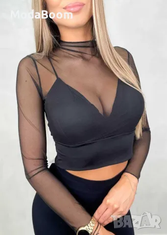 Дамска блуза с акцент 