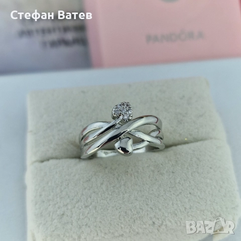 Пръстен „Преплетени сърца“ ❤️✨