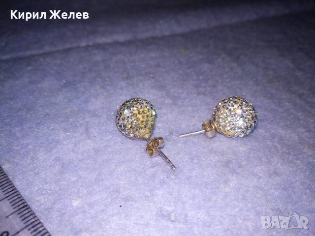 СРЕБЪРНИ СНЕЖИНКИ - ФЕШЪН АРТ ОБЕЦИ ТОПЧЕТА СРЕБРО 925 Част От КОМПЛЕКТ с БЯЛ ЕМАЙЛ и КРИСТАЛИ 36400, снимка 15 - Обеци - 39568509