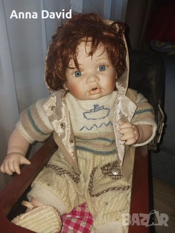 Антикварна Кукла със количка 