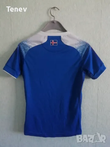 Исландия оригинална футболна тениска фланелка Iceland Errea , снимка 2 - Тениски - 47667799