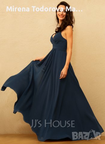 Абитуриентска рокля. Рокля без ръкави с V-образно деколте. EU36 S,XS-100лв.