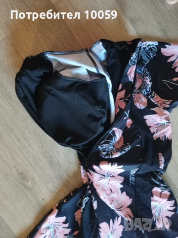 Дамски цял бански shein, XL , снимка 3 - Бански костюми - 50891677