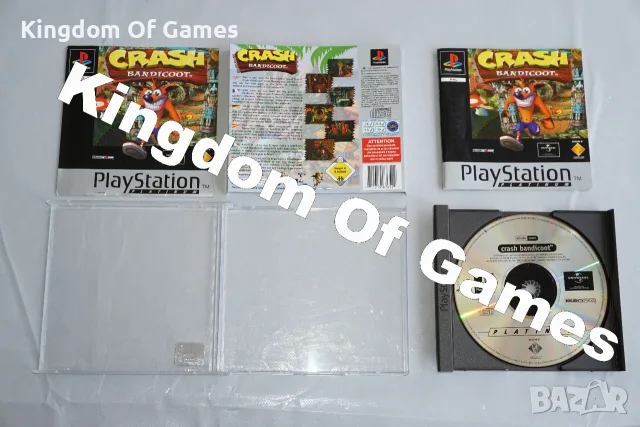 Игра за PS1 Crash Bandicoot Platinum ТЕСТВАНА И РАБОТЕЩА, снимка 8 - Игри за PlayStation - 56060970