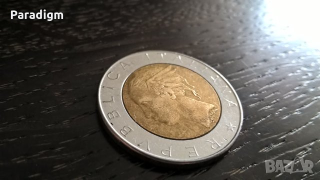 Монета - Италия - 500 лири | 1985г., снимка 2 - Нумизматика и бонистика - 29632895