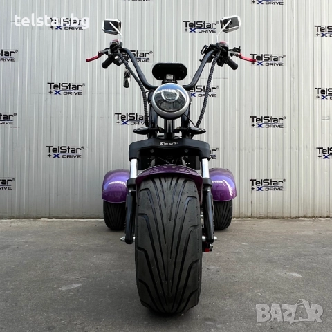 Електрическа триколка HARLEY с два мотора Х30 SPORT 2х3000W 60V С всички Европейски сертификати - TU, снимка 8 - Мотоциклети и мототехника - 52412452