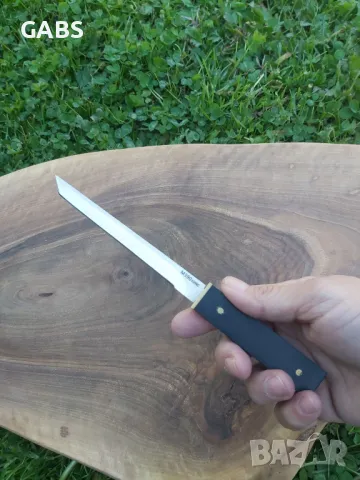 Къс японски нож М390 с кания, снимка 6 - Ножове - 50080464