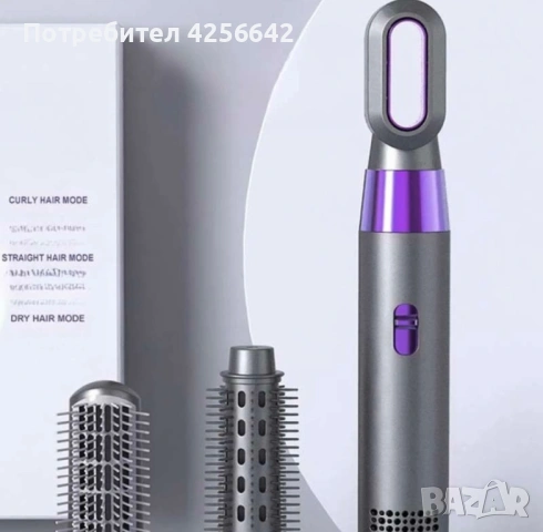 Сешоар с отрицателни йони 3в1,маша,сешоар,гребен,3000W, снимка 4 - Продукти за коса - 54261164