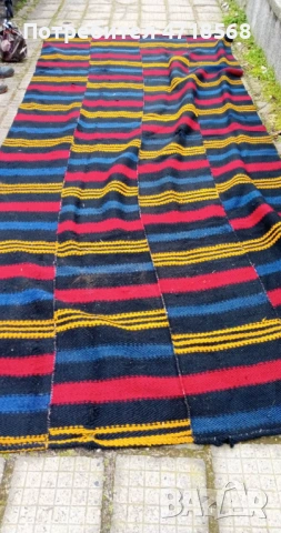 Ръчно тъкан вълнен килим