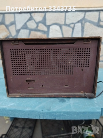 Старо дървено лампово радиоSABA VILLINGEN W II 1952г., снимка 6 - Антикварни и старинни предмети - 52369656