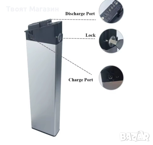 Батерия 36V 12.5Ah за електрически велосипед – 410 мм, снимка 8 - Части - 51548629