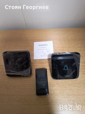 AVANTEK Безжичен звънец, D-3B Водоустойчив звънец за врата,