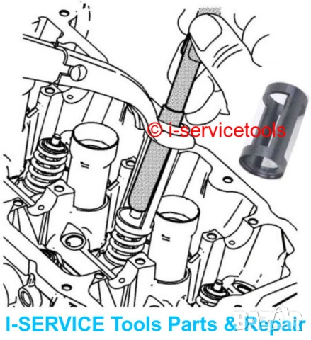 Оригинал GEDORE Немски К-т СКОБИ 3-в-1 Компресор за Пружини на Клапани Двигатели Бензин Дизел БАРТЕР, снимка 13 - Други инструменти - 54176058