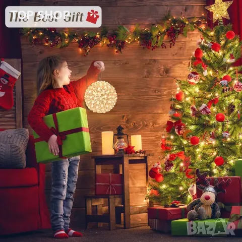 Lewondr Коледни светлини за прозорци, захранвани с USB, 2 броя, снимка 5 - Декорация за дома - 49640933