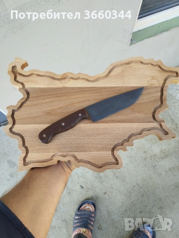 Нож ножче с дъска 