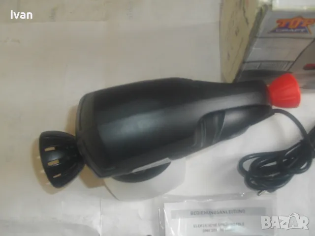 НОВ НЕМСКИ ОРИГИНАЛЕН ЕЛЕКТРИЧЕСКИ БОЯДЖИЙСКИ ПИСТОЛЕТ 100W 140 bar 320ml/min Дюза 0,8мм TOP CRAFT , снимка 10 - Други инструменти - 49679854