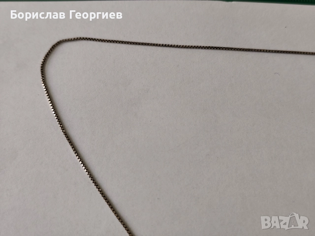 Сребърно колие 925, снимка 2 - Колиета, медальони, синджири - 52883242