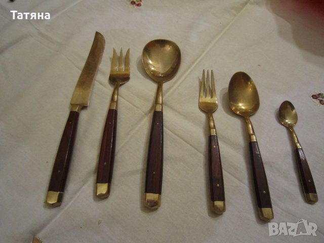 Прибори за хранене -ДЪРВО И БЛАГОРОДНА СТОМАНА -  СТАРИННИ, снимка 8 - Прибори за хранене, готвене и сервиране - 32108655
