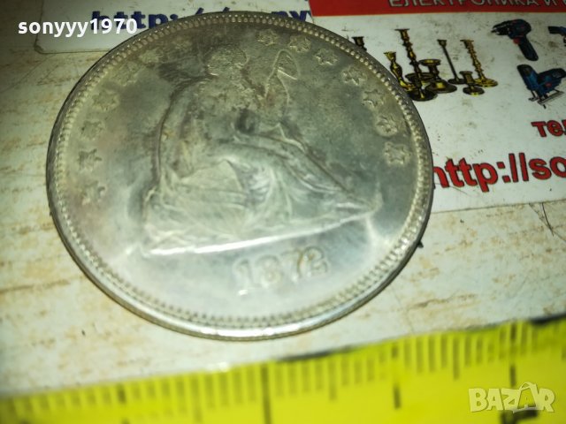 един долар 1872 за колекция 1101211307, снимка 3 - Колекции - 31383448
