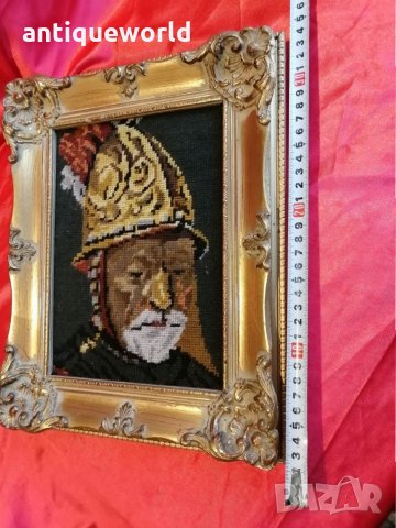 Барокова Картина , Гоблен , РЕМБРАНД , Мъжът с Златния Шлем, снимка 6 - Антикварни и старинни предмети - 35272033