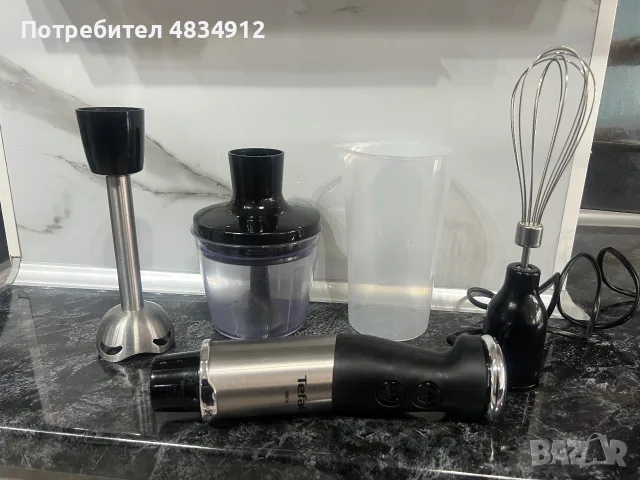 Пасатор/чопър Tefal 1000w, снимка 5 - Чопъри и пасатори - 55975237
