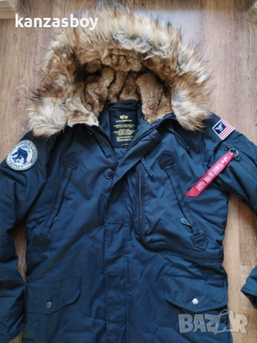 Alpha Industries Jackets - мъжко зимно яке КАТО НОВО Л, снимка 5 - Якета - 53036878