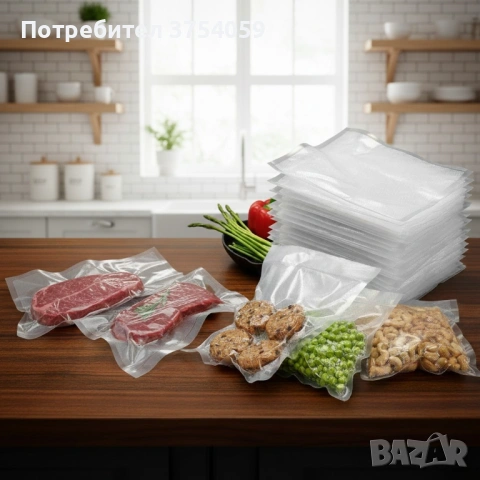 Вакуумни пликове за запечатване на храни – комплект 30 броя в 3 размера, снимка 2 - Други - 53076478