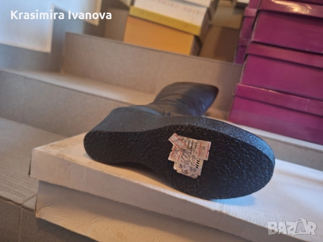 нови ботуши естествена кожа на Егар-Пещера , снимка 6 - Дамски ботуши - 52513414