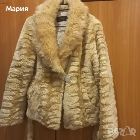 плюшено палто 