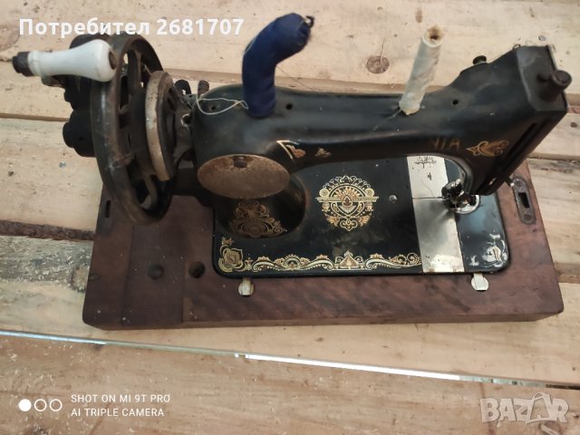 Стара шевна машина , снимка 2 - Антикварни и старинни предмети - 31827765