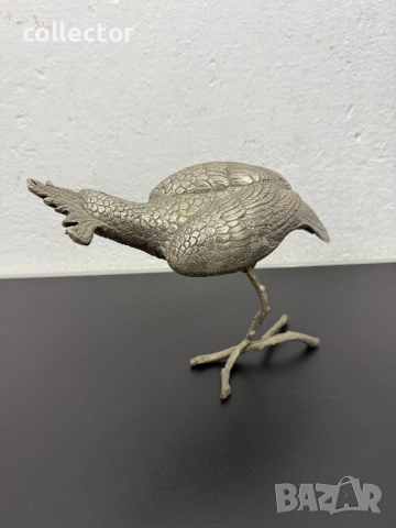 Бронзова фигура / скулптура на папагал - Какаду. №7694, снимка 6 - Антикварни и старинни предмети - 52686989