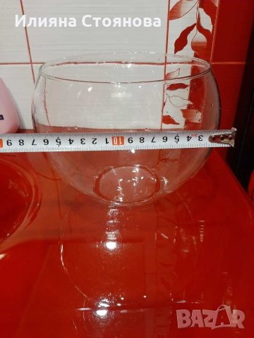 Стъклена купа за рибки аквариум+подарък , снимка 5 - Аквариуми - 29184875