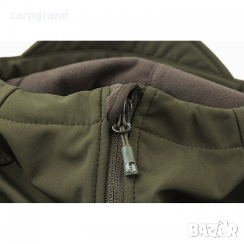 Яке Fox Collection GREEN & SILVER Shell Hoodie, снимка 5 - Екипировка - 31070458