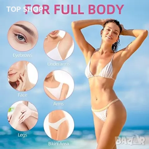 Нов Комплект за епилация Нагревател за восък + 500 грама зърна Кола маска, снимка 2 - Тримери - 49658484