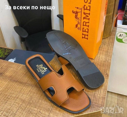 Hermes Дамски Чехли Хермес - Различни Цветове Код E1342, снимка 2 - Чехли - 53969794