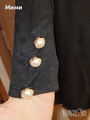 Черен пуловер туника