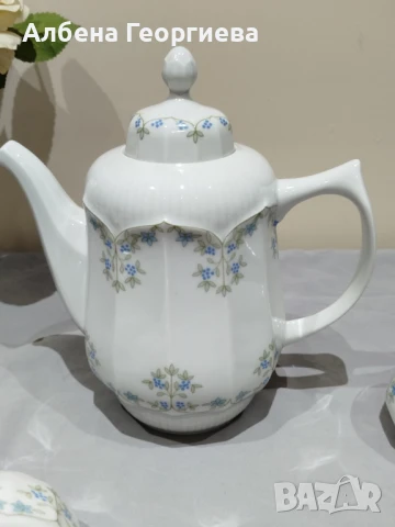 Фин порцеланов сервиз за кафе BLUTENREIGEN BONAPART, снимка 12 - Сервизи - 50864248