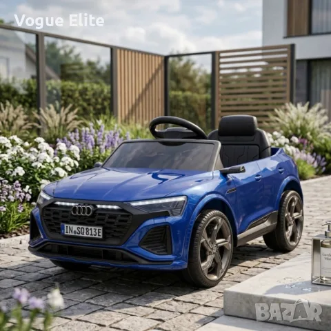 Детска акумулаторна кола Audi RS Q8 12V - Дистанционно управление, музика, LED светлини и амортисьор