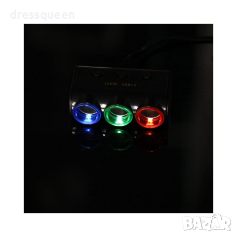 MCL36 Троен разклонител за запалка с волтметър и USB, снимка 8 - Аксесоари и консумативи - 44808139