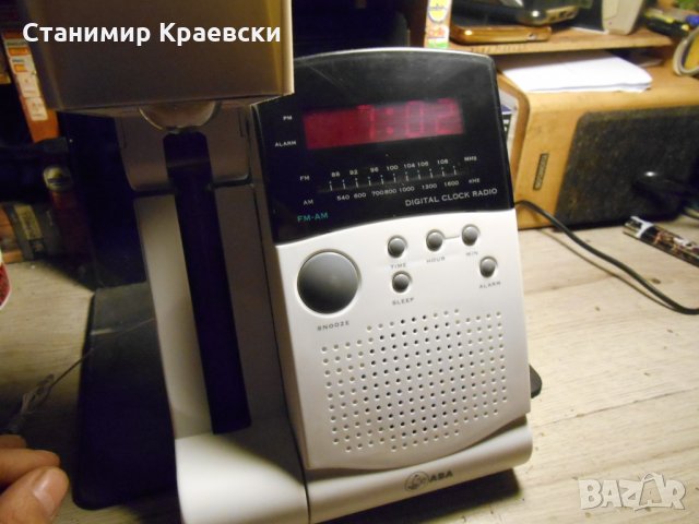 ABA NS 984 Clock alarm radio LAMP vintage88', снимка 4 - Други - 30835688